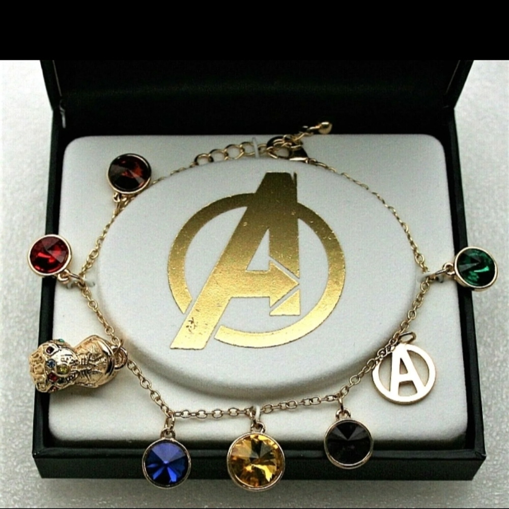 Marvel Studios Avengers Infinity SAGA Stones Glove Gauntlet Bracelet New MIB